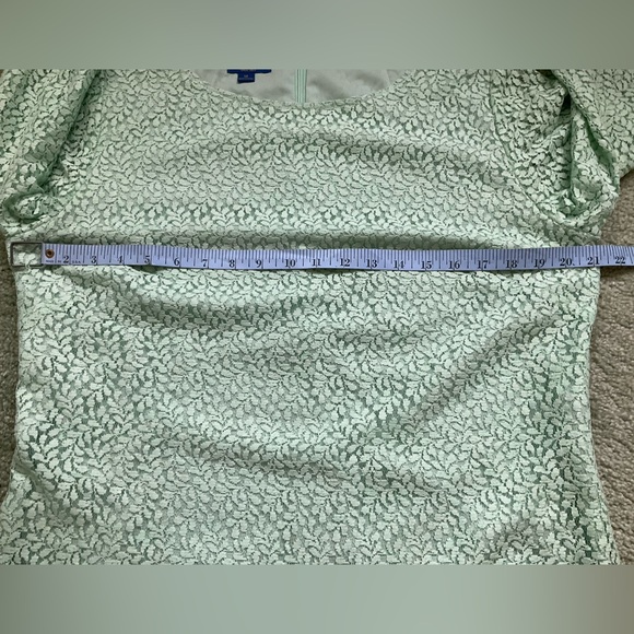 Pendleton Mint Green Lace Shift Dress - Picture 12 of 15